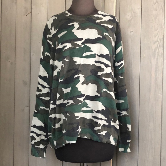 J. Crew Camouflage Teddie Sweater - Picture 2 of 4